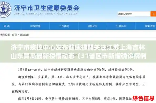 济宁市疾控中心发布健康提醒关注江苏上海吉林山东青岛最新疫情动态(31省区市新增确诊病例18例) 济宁市疾控中心发布健康提醒关注江苏上海吉林山东青岛最新疫情动态(31省区市新增确诊病例18例)