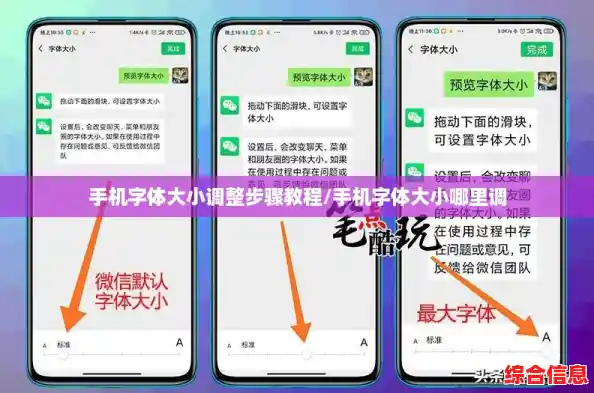 手机字体大小调整步骤教程/手机字体大小哪里调