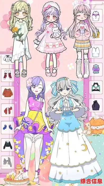 《马卡龙装扮》谁说换装游戏不能兼具精美画风与超多可爱配饰？