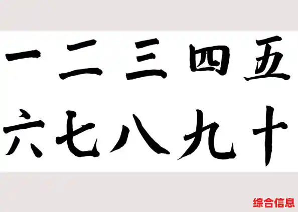 从“壹”到“拾”中国大写数字规范书写技巧全指导
