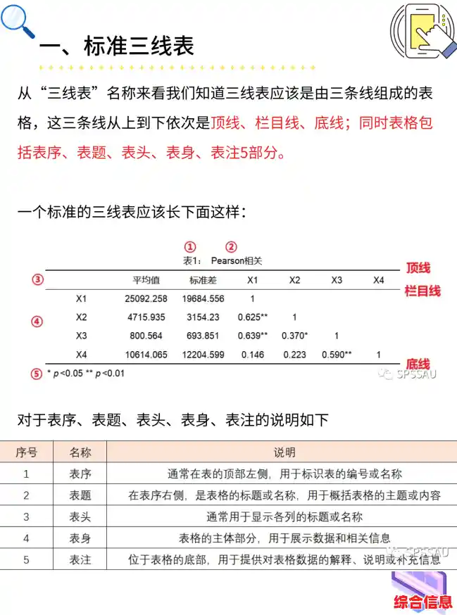 三线表制作指南：专业方法与实用原因全解析