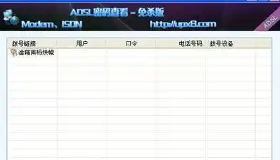ADSL密码查看工具:安全检索您的宽带连接凭证 ADSL密码查看工具:安全检索您的宽带连接凭证