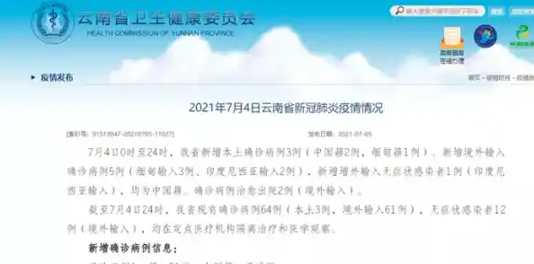 【云南瑞丽：7月5日8时起，所有人员非必要不进出瑞丽，云南新增本土确诊病例9例】