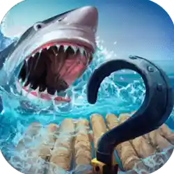 厌倦了陆地生存？木筏求生正版》带你挑战鲨鱼与极限资源！