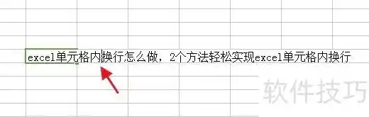 Excel单元格内换行技巧全解析：轻松实现多行文本排版