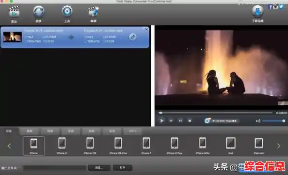 专为苹果用户打造的视频格式转换工具，支持多种格式高效兼容