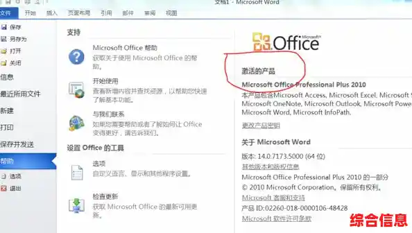 掌握Word2010完整激活指南，快速解决软件授权问题