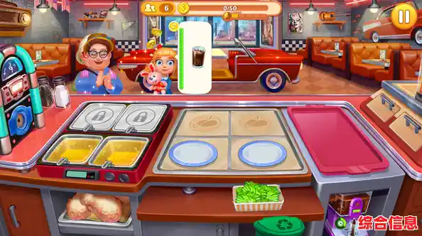 厌倦了千篇一律的游戏？疯狂料理师》的卡通风格和经营挑战等你来挑战！