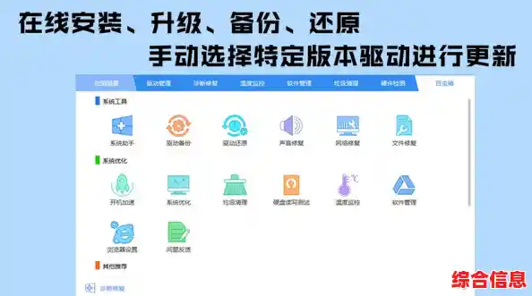 驱动精灵提供全面驱动支持，快速下载与智能更新服务