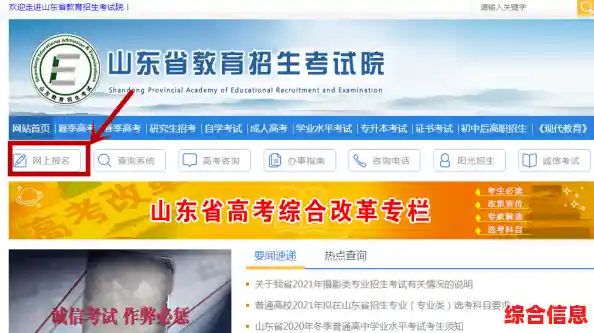 SD/山东省教育招生考试院