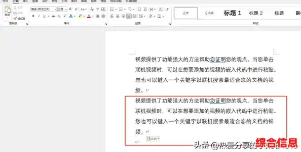 Word格式刷使用技巧：轻松复制格式提升文档效率