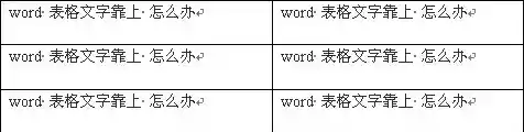 word表格中文字偏上怎么处理呢？，word软件