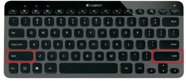 电脑键盘shift键失灵怎么办
