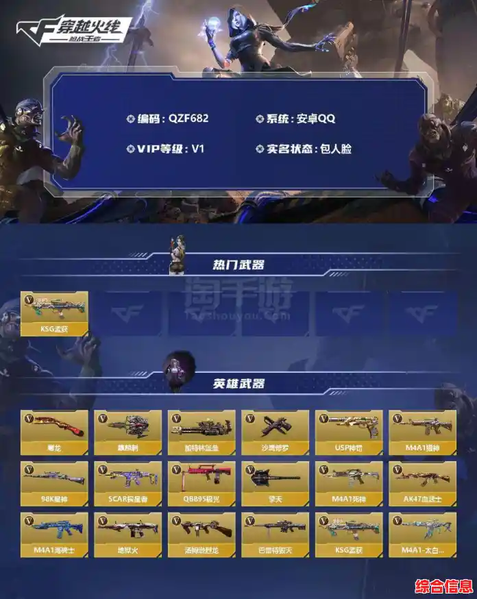 安卓QQ用户还不来穿越火线枪战王者体验服畅玩全免费枪支？