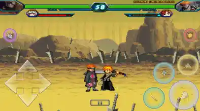 还在寻找一款支持联机对战的像素格斗游戏？死神vs火影雨兮改(完整版)4.2.31》等你来战！