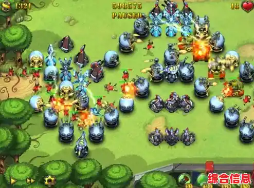 谁说塔防游戏不能炫酷？空间炮塔防御》的画面和UI设计你打几分？