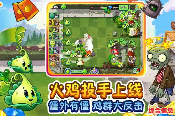 厌倦了普通的塔防游戏?为何不试试植物大战僵尸二国际版? 厌倦了普通的塔防游戏?为何不试试植物大战僵尸二国际版?