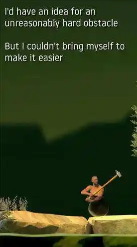 如果你敢于直面失败，为什么不试试《掘地求生》这款虐心游戏？