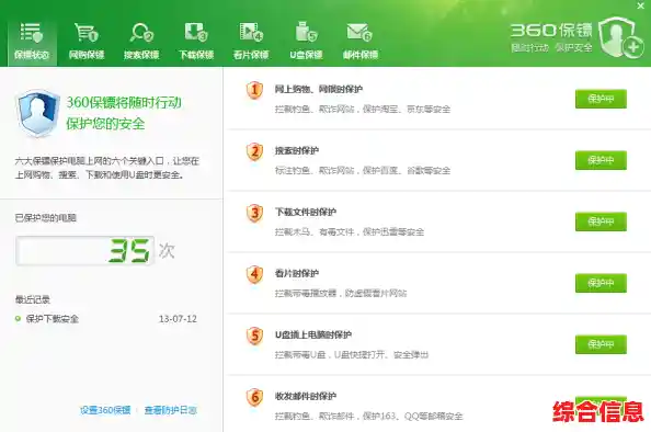 360安全卫士为您提供强大防护,确保个人信息和上网环境安全无忧 360安全卫士为您提供强大防护,确保个人信息和上网环境安全无忧